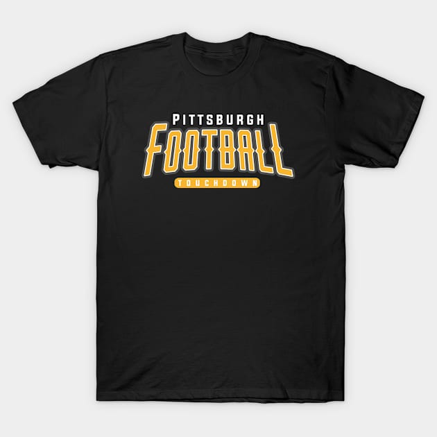 Pittsburgh Football Team T-Shirt by igzine